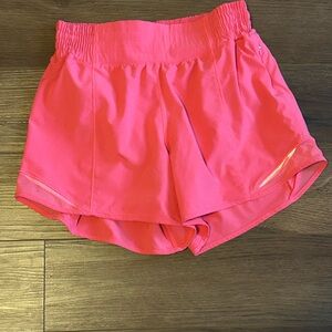 lululemon athletica Hot Pink Athletic Shorts